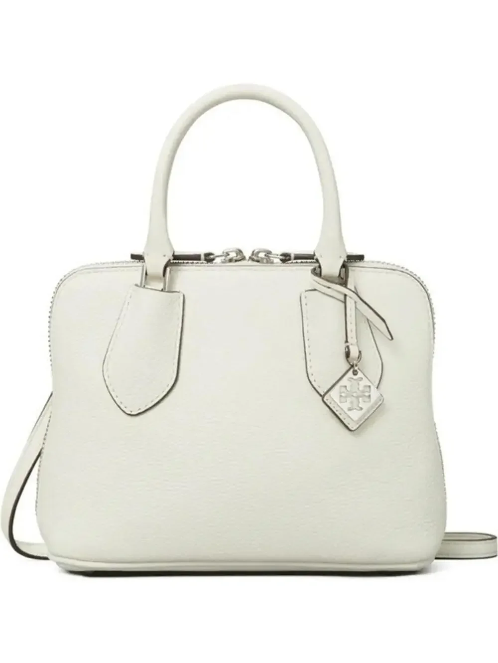 Tory Burch Mini Swing Satchel Leather Bag NWT White